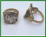 Pronged Coin Ring - Volume Fifteen